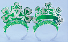 st. Patricks day fringed tiara