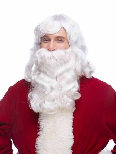 Santa 10 inch wig and 10 inch beard