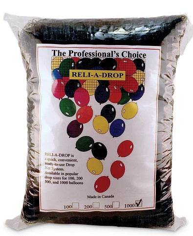 Reli-a-drop balloon drop net for 1000 balloons
