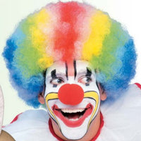 clown wig multi colour
