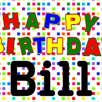 colourful birthday dots 18x24 custom yard sign