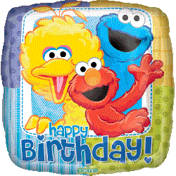 Sesame Street Birthday Square 18