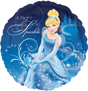 Cinderella Foil Balloon