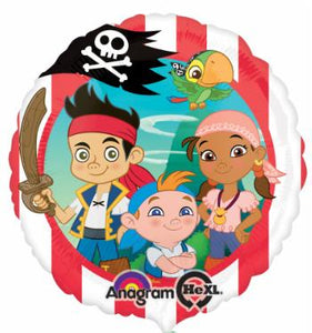 Jake Neverland Pirates Foil Balloon