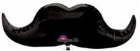 42" moustache shaped mylar balloon