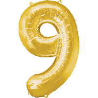 Number 9 Foil Balloon
