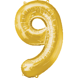 Number 9 Foil Balloon