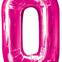 pink #0 34" foil balloon