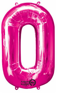 pink #0 34" foil balloon