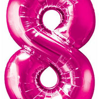 Number 8 Balloon 34"