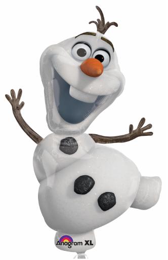Olaf supershape foil balloon 41 inches high empty