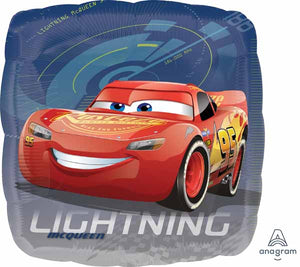 Cars Lightning McQueen 18" square foil balloon