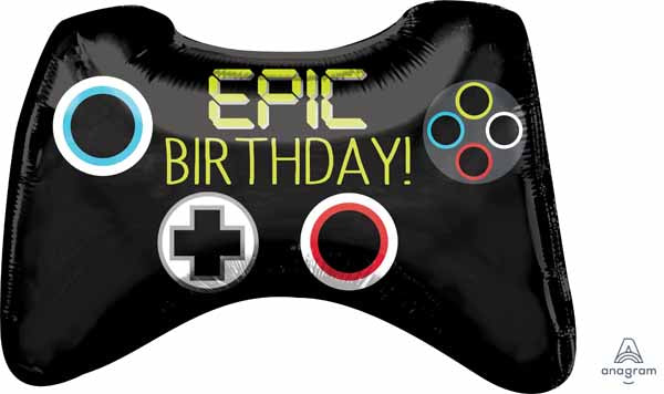 28 inch game controller foil balloon