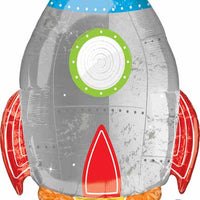 Rocket ship 29" Foil Balloon