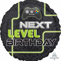 Next level birthday 18 inch foil balloon