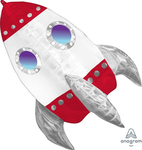 Rocket Ship 29" foil Balloon