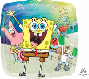 Spongebob squarepants 18" square foil balloon