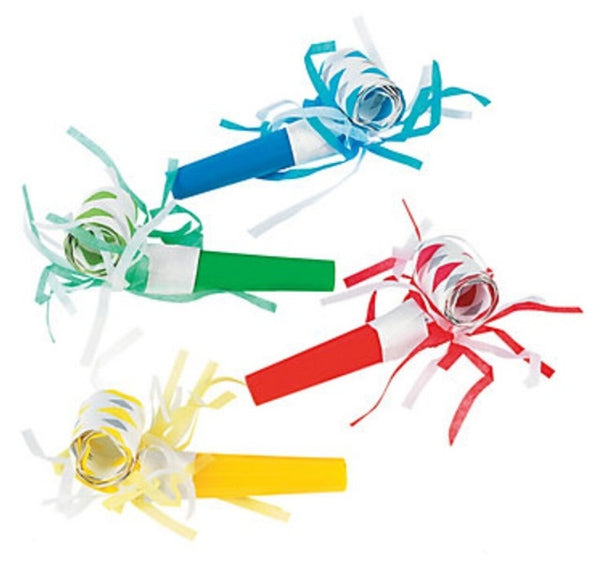 assorted colour fringe blowouts, 1 per package