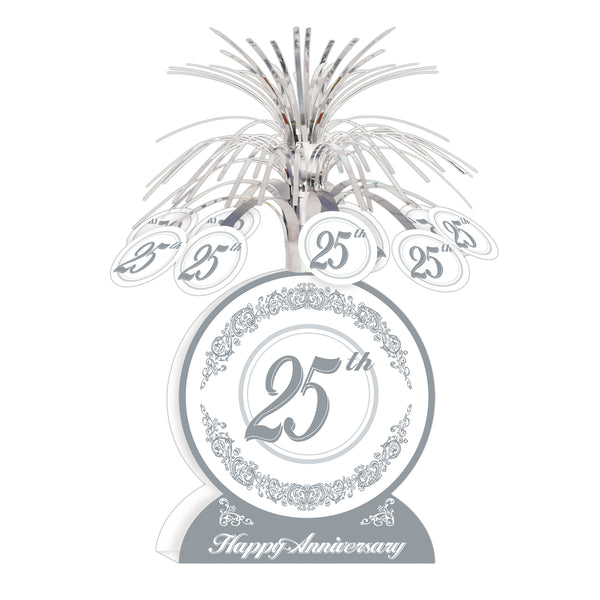 25th anniversary cascade centrepiece