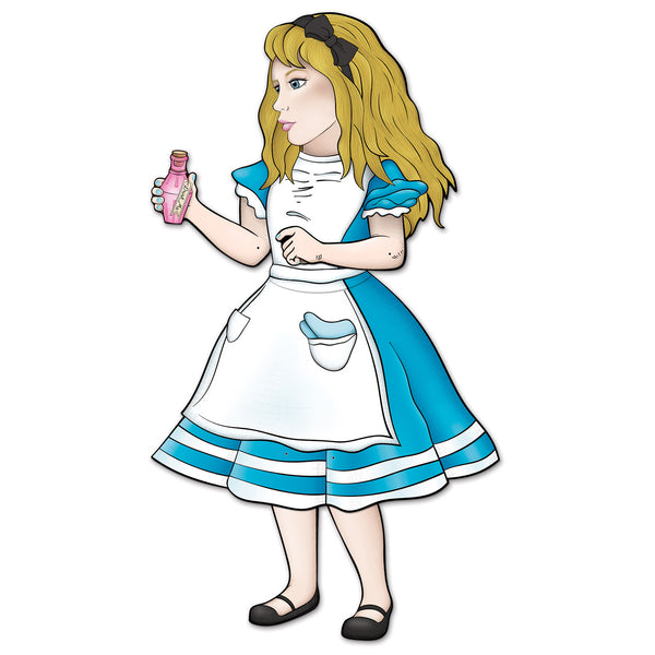 Alice in Wonderland Alice Jointed cutout