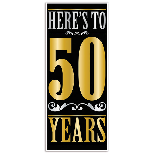 50th Birthday Door Cover
