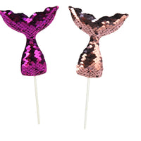 Mermaid Tail Sequined Picks 4 pcs