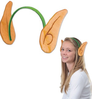 Elf Ears attached to snap-on headband