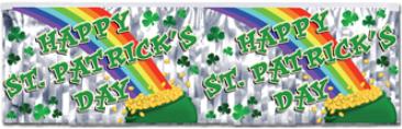 4 foot fringe st patricks day banner