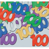 100th Metallic Confetti
