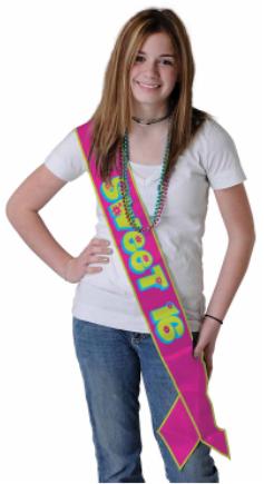 Sweet 16 Sash