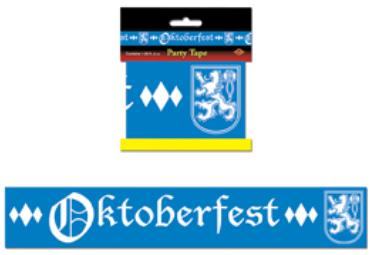 oktoberfest party tape measures 3 inches by 20 feet