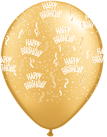 Happy Birthday Balloon 5/Pkg 17 colours
