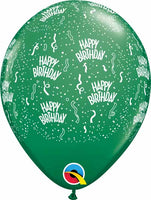 Happy Birthday Balloon 5/Pkg 17 colours
