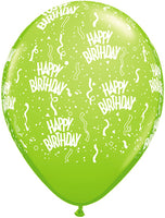 Happy Birthday Balloon 5/Pkg 17 colours
