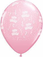 Happy Birthday Balloon 5/Pkg 17 colours
