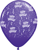 Happy Birthday Balloon 5/Pkg 17 colours
