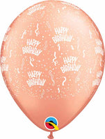 Happy Birthday Balloon 5/Pkg 17 colours
