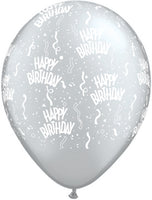 Happy Birthday Balloon 5/Pkg 17 colours
