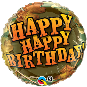 Happy birthday camouflage 18