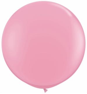 pink  Qualatex 3 foot Balloon, 1 per package, empty