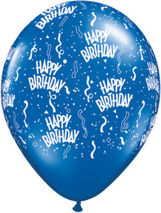 Happy Birthday Balloon 5/Pkg 17 colours