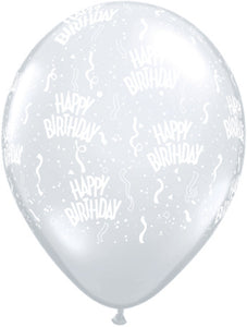 Happy Birthday Balloon 5/Pkg 17 colours