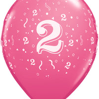 2 printed balloon