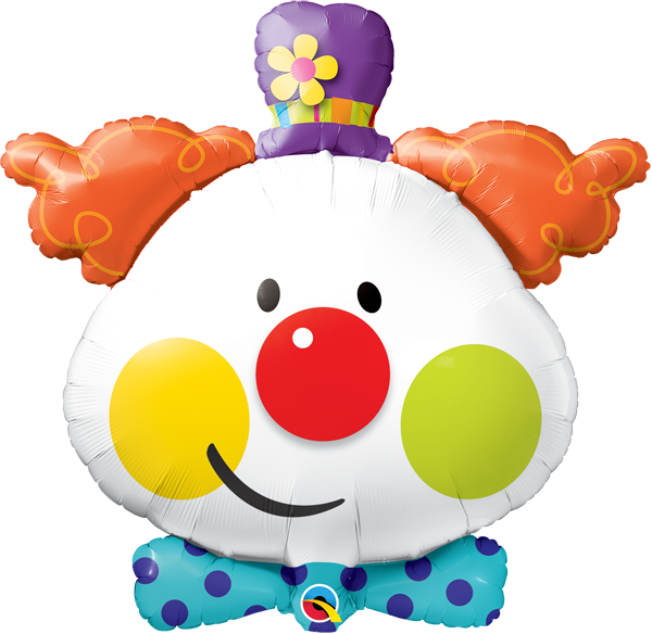 Clown Head Shape Foil Balloon