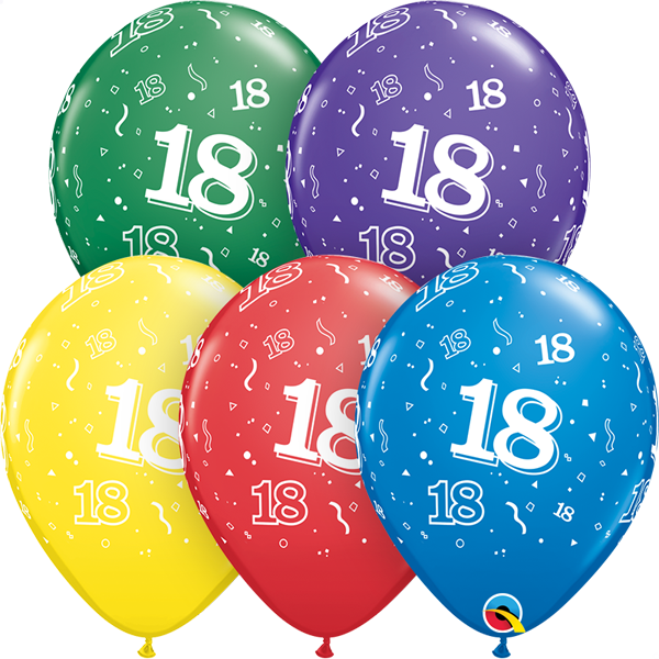 18 printed balloon