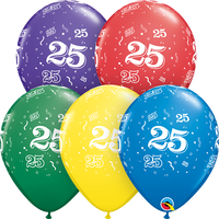 25 printed balloon