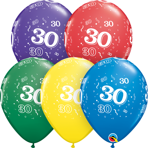 30 printed balloon