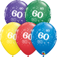 60 printed balloon