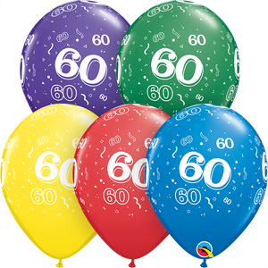 60 printed balloon