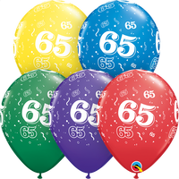 65 printed balloon